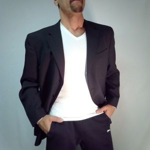 New XL Stafford sport coat Blazer black
